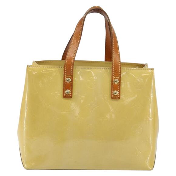 LOUIS VUITTON Monogram Vernis Reade PM Hand Bag Beige M91334 - Picture 2 of 12
